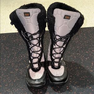 UGG Black and Gray Snow Boots